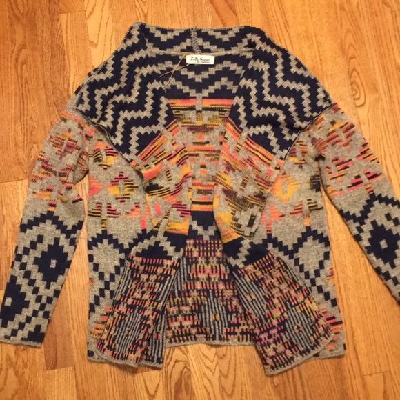 womens aztec cardigan sweater